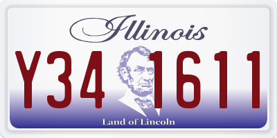 IL license plate Y341611
