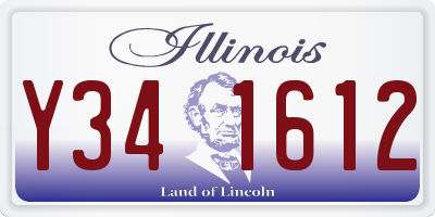 IL license plate Y341612