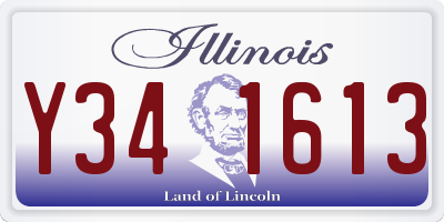 IL license plate Y341613