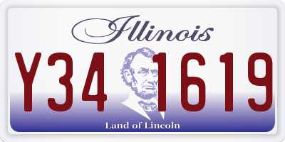 IL license plate Y341619