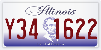 IL license plate Y341622