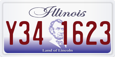 IL license plate Y341623