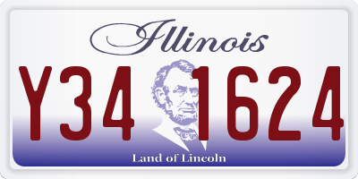 IL license plate Y341624