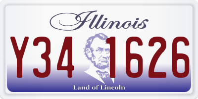 IL license plate Y341626