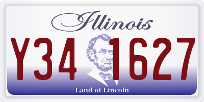 IL license plate Y341627