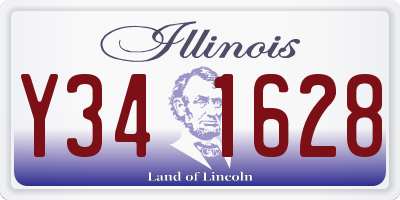 IL license plate Y341628