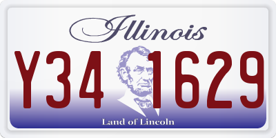 IL license plate Y341629