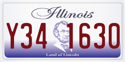 IL license plate Y341630