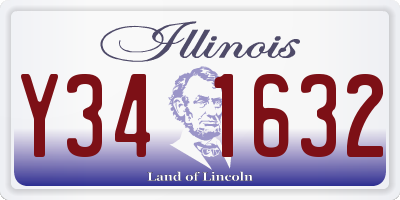 IL license plate Y341632