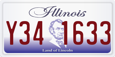 IL license plate Y341633