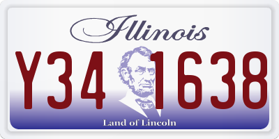 IL license plate Y341638