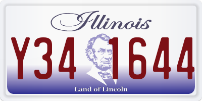 IL license plate Y341644