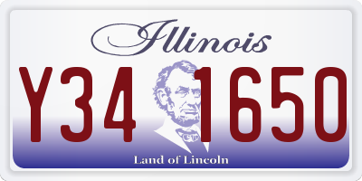 IL license plate Y341650