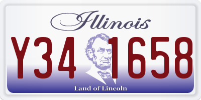 IL license plate Y341658