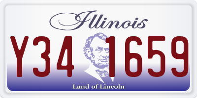 IL license plate Y341659