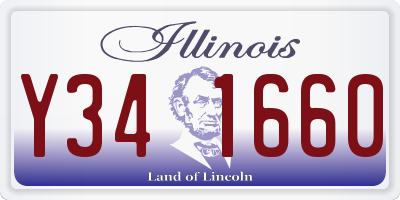 IL license plate Y341660