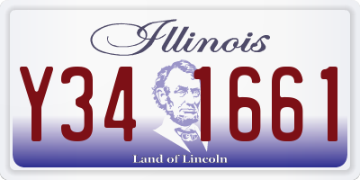 IL license plate Y341661