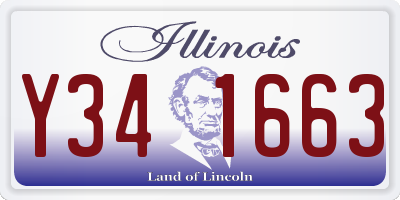 IL license plate Y341663