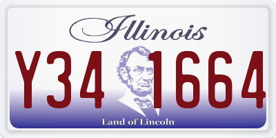 IL license plate Y341664
