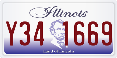 IL license plate Y341669