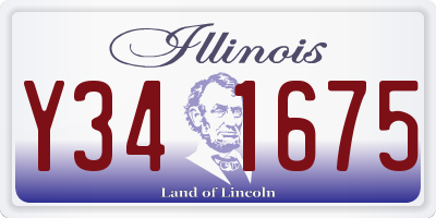 IL license plate Y341675