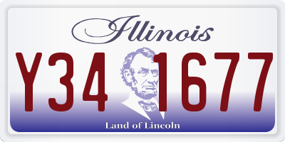 IL license plate Y341677