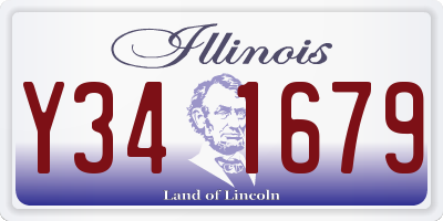 IL license plate Y341679