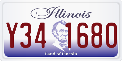 IL license plate Y341680