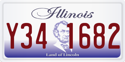 IL license plate Y341682