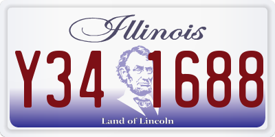 IL license plate Y341688