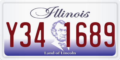 IL license plate Y341689
