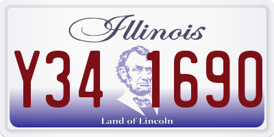 IL license plate Y341690