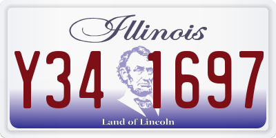 IL license plate Y341697