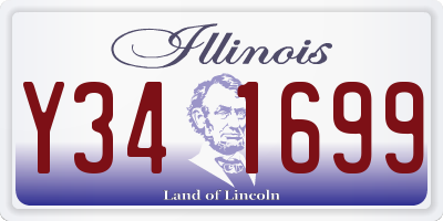 IL license plate Y341699