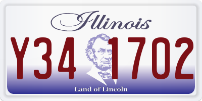 IL license plate Y341702