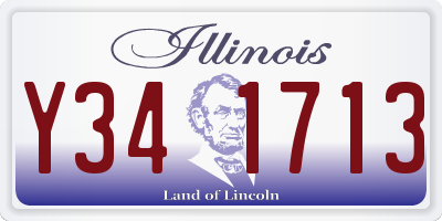 IL license plate Y341713