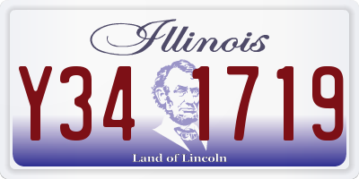 IL license plate Y341719