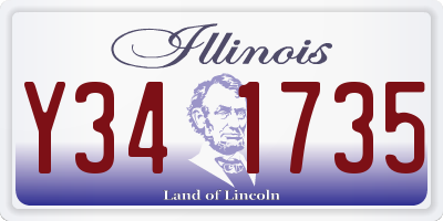 IL license plate Y341735