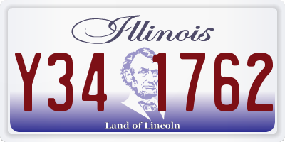 IL license plate Y341762