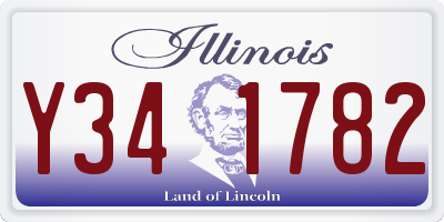 IL license plate Y341782