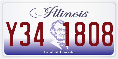 IL license plate Y341808