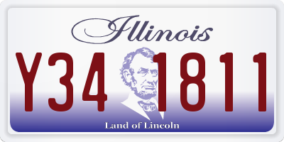 IL license plate Y341811