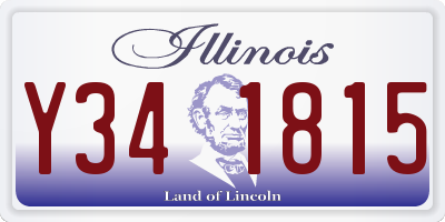 IL license plate Y341815