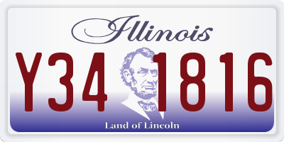 IL license plate Y341816