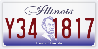 IL license plate Y341817