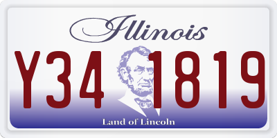 IL license plate Y341819