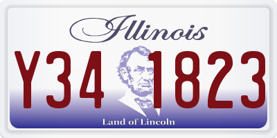 IL license plate Y341823