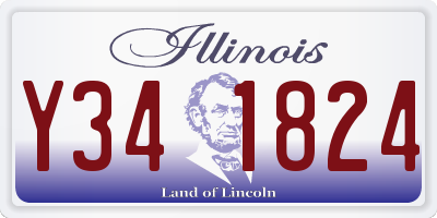 IL license plate Y341824