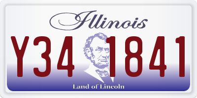 IL license plate Y341841