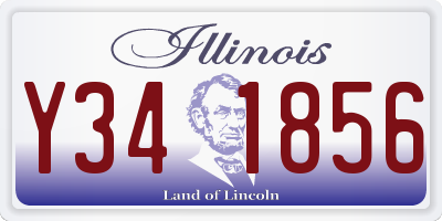 IL license plate Y341856